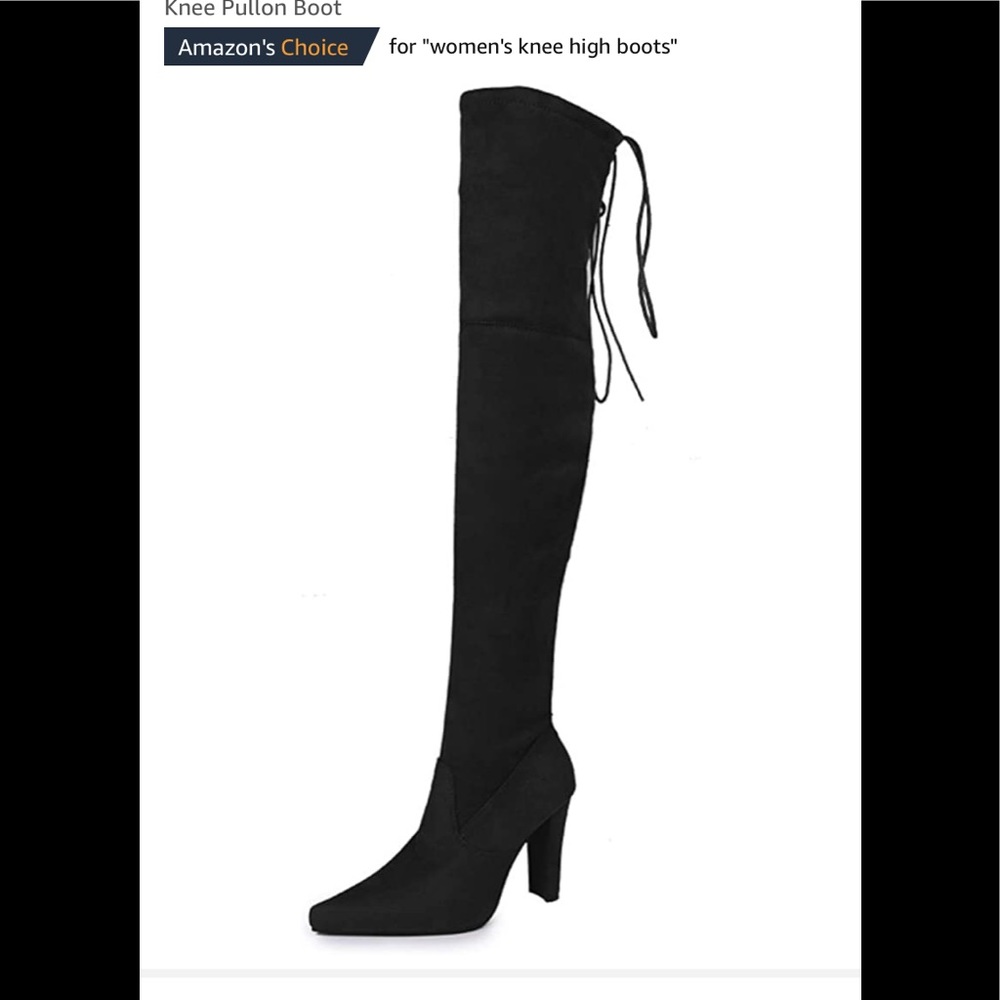 Black over the knee boots
